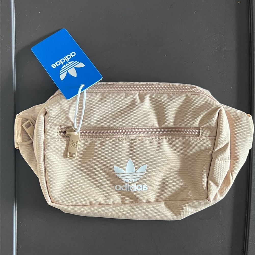 Adidas Originals For All Waist Pack, Magic Beige with White Logo, New